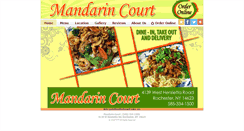 Desktop Screenshot of mandarincourtrochester.com